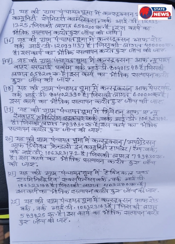 घुमा पंचायत में भ्रष्टाचार पर युवक की चेतावनी से हड़कंप