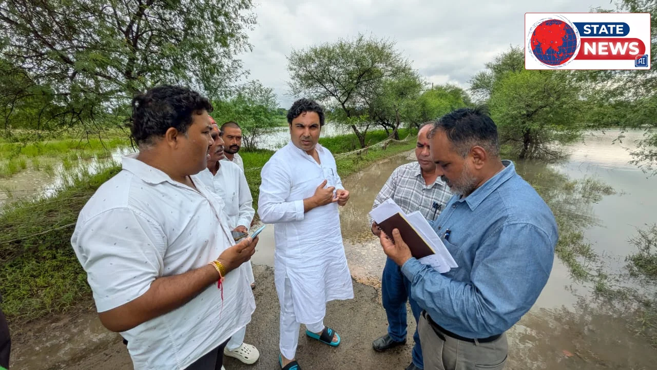 त्योंथर में फिर बाढ़ का खतरा, विधायक सिद्धार्थ तिवारी ‘राज’ ग्राउंड पर सक्रिय