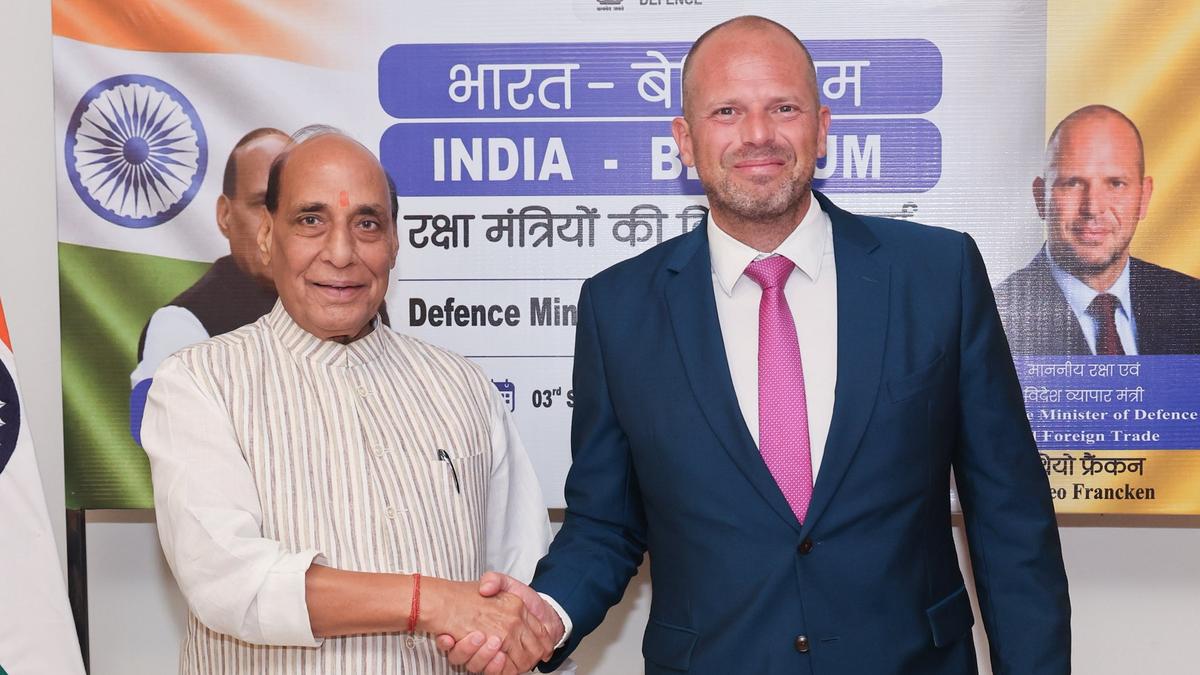 Belgium Vows No Defense Ties with Pakistan; Rajnath Singh Highlights Technology Transfer Issues