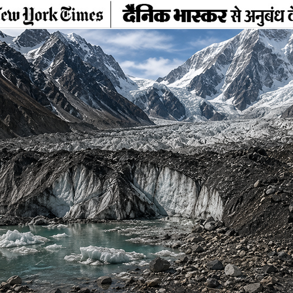 हिमालय के ग्लेशियरों पर बढ़ते तापमान और कालिख से तबाही का खतरा बढ़ा