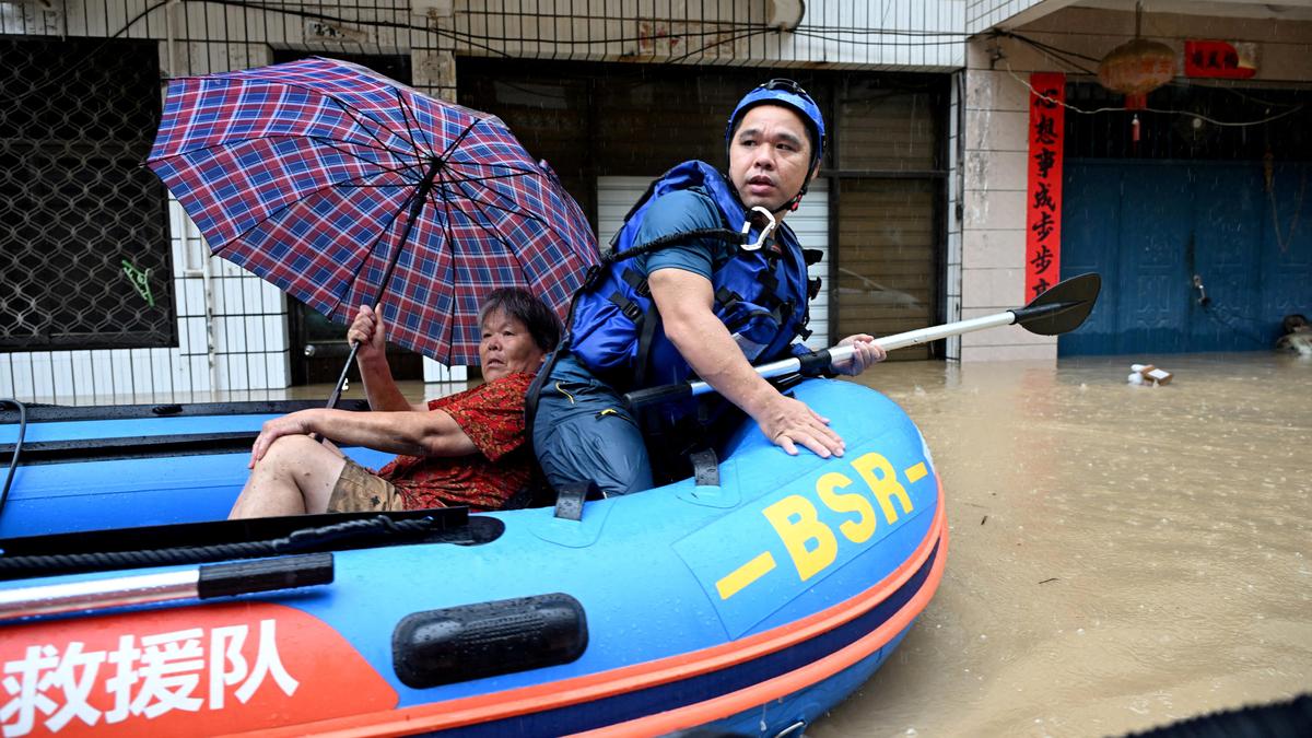 Typhoon Saudel Unleashes Torrential Rain and Flooding on China's Coastal Regions