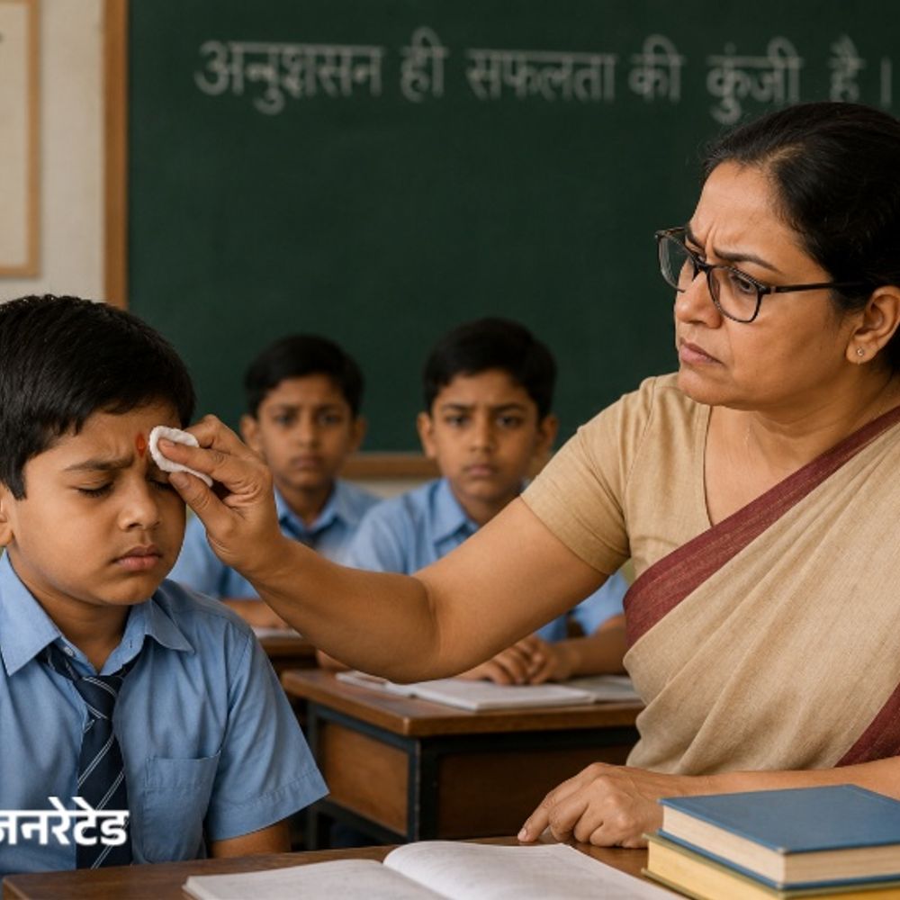 कोलकाता: चंदन तिलक हटवाने वाले टीचर सस्पेंड, वीडियो वायरल पर CM का एक्शन