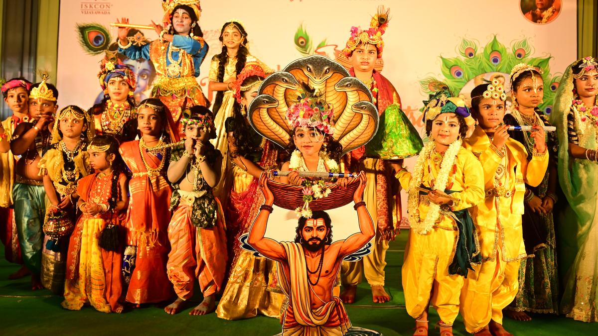 Adorable Little Krishnas Captivate Audiences at Vibrant Janmashtami Festivities