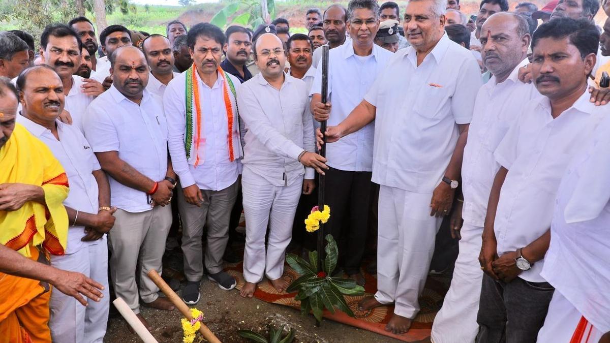 ₹56.5-Crore Road Project Launched to Boost Access to Sidilu Mallikarjuna Swamy Hill