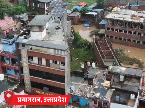 केदारनाथ में भारी बारिश से चारधाम यात्रा रुकी, कानपुर-बिहार में बाढ़ से तबाही