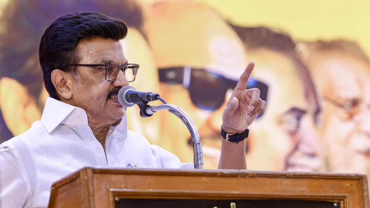 Stalin Claims Political Vendetta in DVAC Raids on DMK's K.N. Nehru