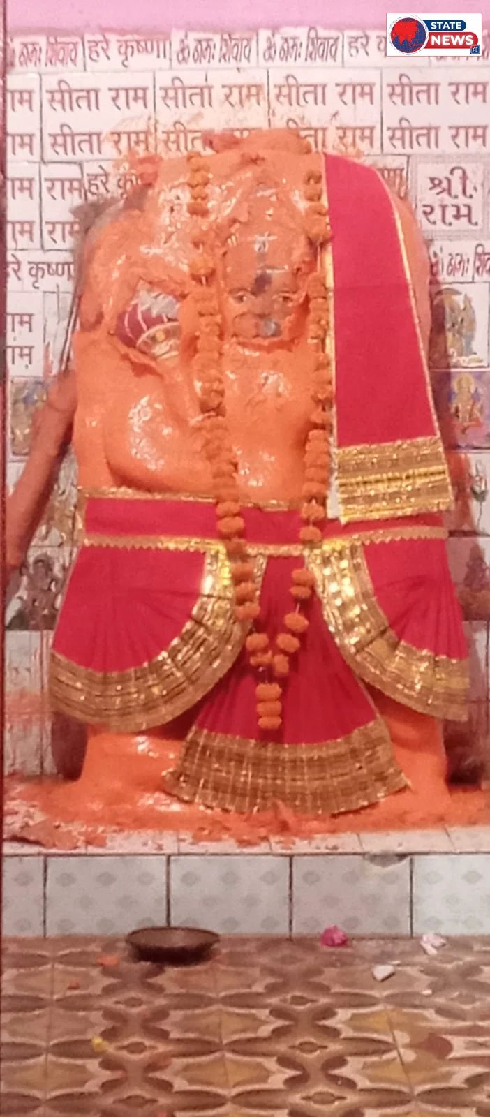 बालाजी मंदिर में प्रतिमा पर कुल्हाड़ी से हमला, 4 घंटे तक चक्काजाम