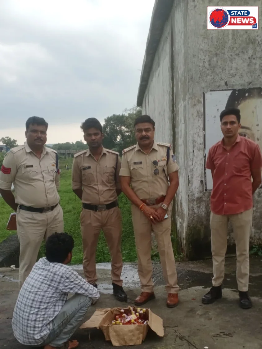 केसली पुलिस की अवैध शराब माफियाओं पर कार्रवाई, 3 आरोपी गिरफ्तार; मदिरा जब्त