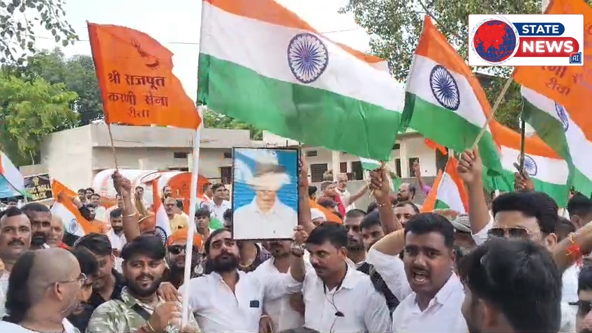 “UGC रोलबैक को लेकर त्यौंथर में सवर्ण समाज की हुंकार, 2 किमी पैदल मार्च कर राष्ट्रपति के नाम सौंपा ज्ञापन