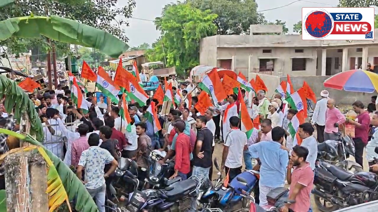 “UGC रोलबैक को लेकर त्यौंथर में सवर्ण समाज की हुंकार, 2 किमी पैदल मार्च कर राष्ट्रपति के नाम सौंपा ज्ञापन