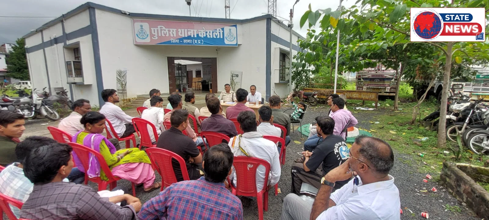 केसली में गणेश उत्सव और पर्यूषण पर्व को लेकर शांति समिति की बैठक: भाईचारे और सौहार्द के साथ त्योहार मनाने की अपील