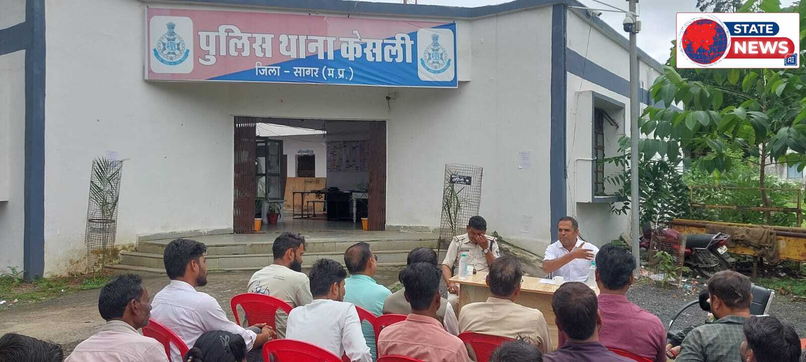 केसली में गणेश उत्सव और पर्यूषण पर्व को लेकर शांति समिति की बैठक: भाईचारे और सौहार्द के साथ त्योहार मनाने की अपील