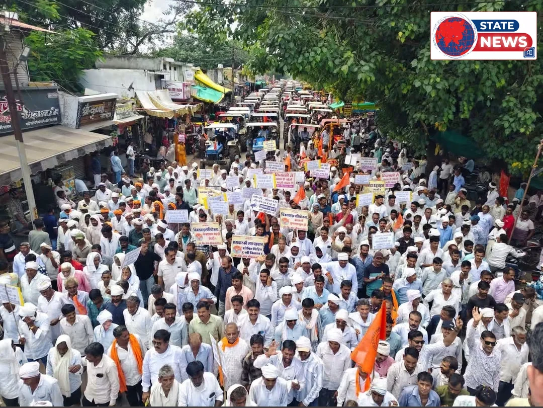 #टीकमगढ़ में किसानों की हुंकार हक और मुआवजे के लिए विशाल ट्रैक्टर रैलीभारतीय किसान संघ महाकौशल प्रांत जिला टीकमगढ़ ने अपने ज्ञापन दिवस पर सं