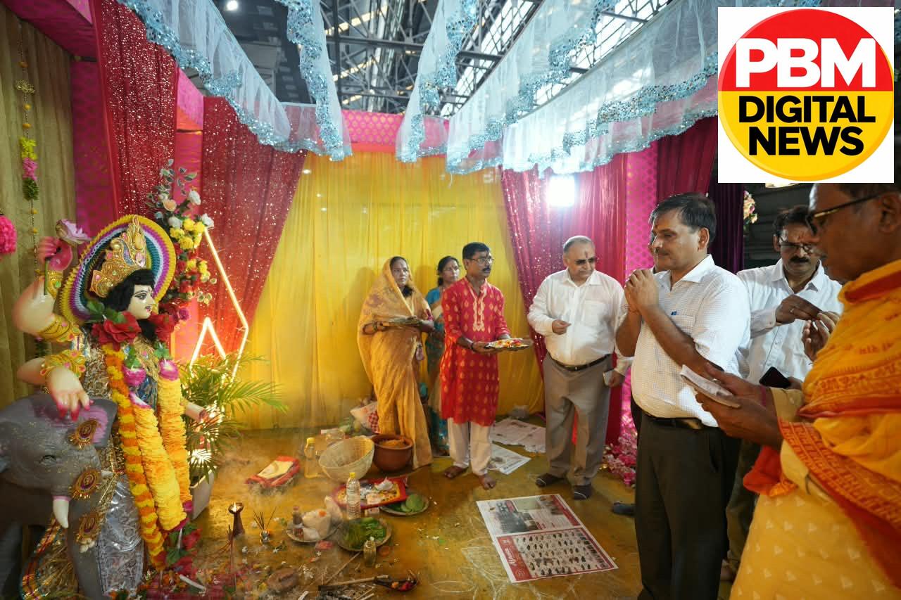 🔥**चिरेका में आस्था एवं उल्लास के साथ विश्वकर्मा पूजा का आयोजन  
**महाप्रबंधक श्री मोहित चंद्रा द्वारा विभिन्न शॉप में पूजा-अर्चना**