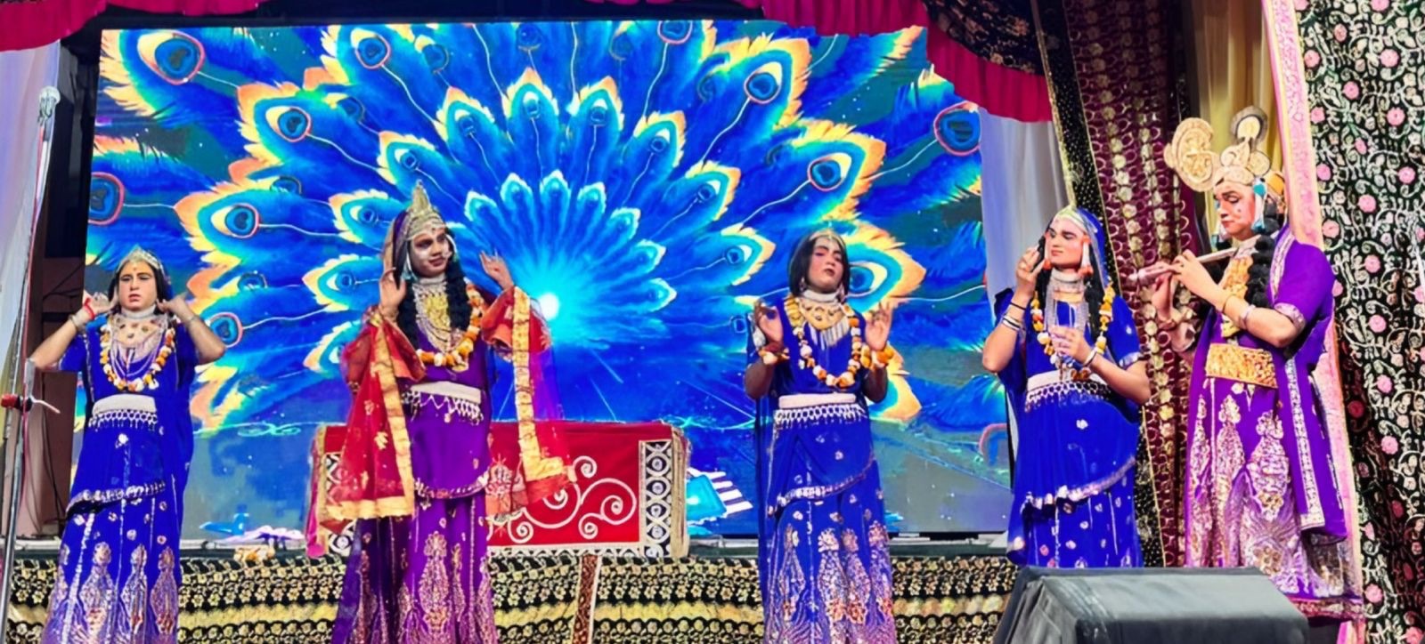 जोगणिया माता धाम में नवरात्रि का उत्साह, रासलीला और झांकियों ने मोहा मन