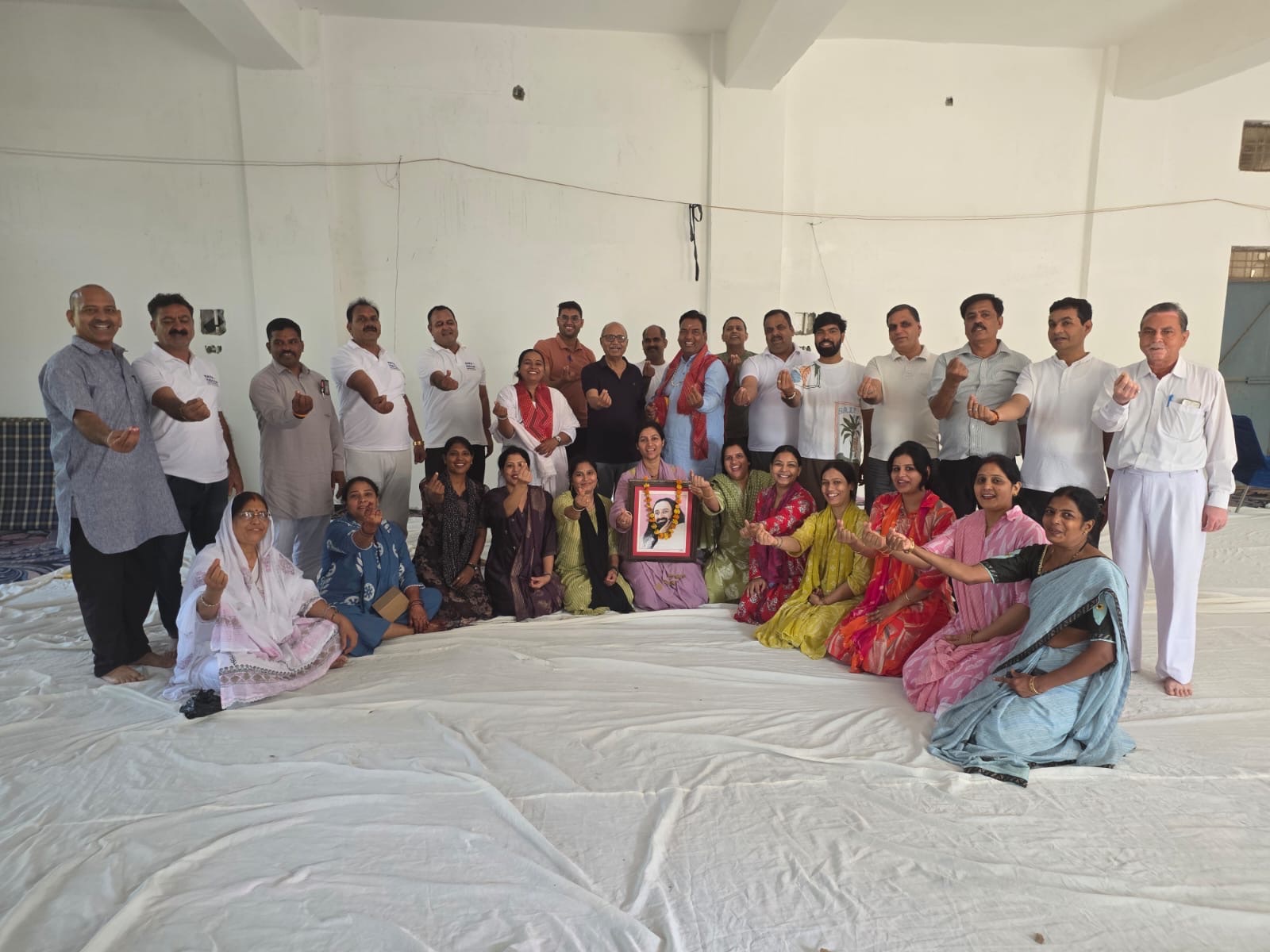 बिजोलियां में आर्ट ऑफ लिविंग का चार दिवसीय हैप्पीनेस प्रोग्राम सम्पन्न
