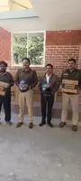 गुरु नानक सोसायटी ने दमोह पुलिस को सौंपे 50 हेलमेट, '1000 लाइव्स' अभियान को मिला प्रोत्साहन