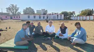 गुलाबगंज में भव्य हिन्दू सम्मेलन: भूमि पूजन संपन्न