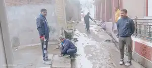 निवाड़ी नगर परिषद के सीएमओ अरविंद तिवारी का सफाई अभियान: पाइपलाइन लीकेज का तुरंत समाधान