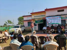 शमशाबाद विधानसभा: ग्राम पंचायतों में पहुंचा कृषि रथ