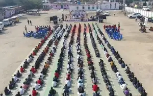 गुलाबगंज नगर: अखिल भारतीय विद्यार्थी परिषद का सृजन युवा उत्सव: विवेकानंद की जयंती पर भव्य शोभा यात्रा