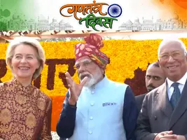 77वें गणतंत्र दिवस पर 8 बदलाव:पहली बार 2 चीफ गेस्ट, महिला कमांडेंट...