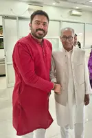 जब हुआ दो नर्मदा भक्तों का भावात्मक मिलन 