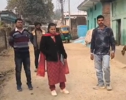 पंचायत में घटिया निर्माण