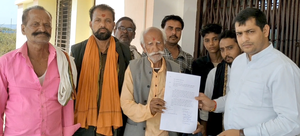  समय से खाद्यान नही तो होगा जल सत्याग्रह