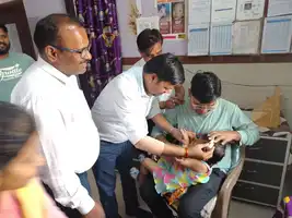 पुष्य नक्षत्र पर बच्चों को पिलाई गई 'सुवर्णप्राशन' की बूंदें 