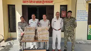 थाना ईशानगर पुलिस की बड़ी कार्रवाई — 6 पेटी (54 लीटर) अवैध...