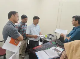 संभागायुक्त श्री तिवारी ने जिला पंचायत बैतूल का किया निरीक्षण