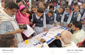 मुख्यमंत्री रोजगार मेले में गढ़ाकोटा महाविद्यालय के विद्यार्थियों ने दिखाया उत्साह