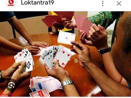 निसरपुर पुलिस ने जुवारियो को पकड़ा 