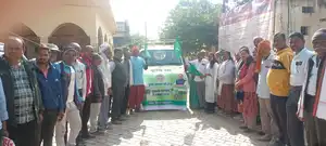 पाली से कृषि रथ को मिली हरी झंडी