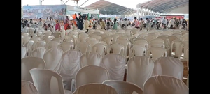 अव्यवस्थाओं में उलझा राष्ट्रीय कृषि एक्सपो, खाली कुर्सियों को संबोधित करते नजर आए केंद्रीय मंत्री ....