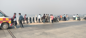 नर्मदा ब्रिज से युवक की छलांग, नीचे मिला शव; मृतक की पहचान कैलाश चौहान के रूप में