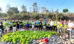बीजासनी माता मंदिर के घट विसर्जन में  मां का मां से हुआ मिलन 