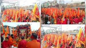 डबरा में निकली भव्य ध्वज शोभायात्रा, आस्था और उत्साह का अद्भुत संगम, बालाजी जन्मोत्सव पर ध्वज शोभायात्रा ने बांधा समां, भक्तिमय हुआ डबरा 