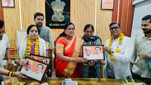 राजसभा सांसद माया नारोलिया ने नवनियुक्त एल्डरमैन का किया सम्मान, 