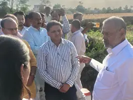 एक्शन मोड में दिखे प्रभारी मंत्री नारायण सिंह कुशवाह ने जल संसाधन विभाग के कार्यों का औचक निरीक्षण 