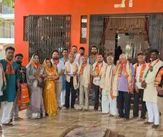 भाजपा का गाँव वस्ती चलो अभियान स्वच्छता और सम्मान के साथ