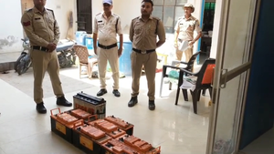 सोहागी थाना पुलिस ने किया बैट्री चोरी का खुलासा, तीन आरोपी गिरफ्तार,