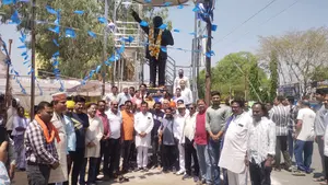 भारत रत्न डॉ. भीमराव अंबेडकर की जयंती कार्यक्रम में कांग्रेस जनप्रतिनिधियों की अनुपस्थिति – यह संविधान और बाबा साहेब का अपमान : भाजपा मंडल अ