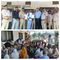 आदिवासी छात्रावास के पास शराब भट्टी का विरोध 