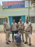 गुना पुलिस ने लंबे समय से फरार वारंटी को पकड़ा
