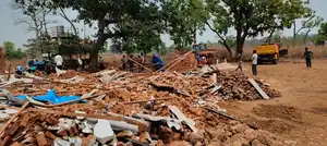 अमरकंटक नगर परिषद का चला पीला पंजा   