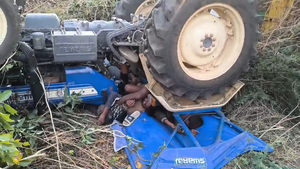 करंजिया डिंडोरी से पौनी क्रेशर गिट्टी लेने जा रहा ट्रैक्टर अनियंत्रित होकर...