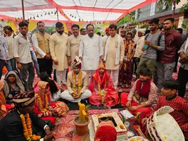 सादगी और सेवा का संगम: गढ़ाकोटा में मुख्यमंत्री कन्यादान एवं 24वां पुण्य विवाह सम्मेलन,50 जोड़ों ने लिए सात फेरे