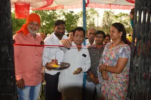 16 लाख की लागत से निर्मित सामुदायिक भवन का विधायक देशमुख ने...